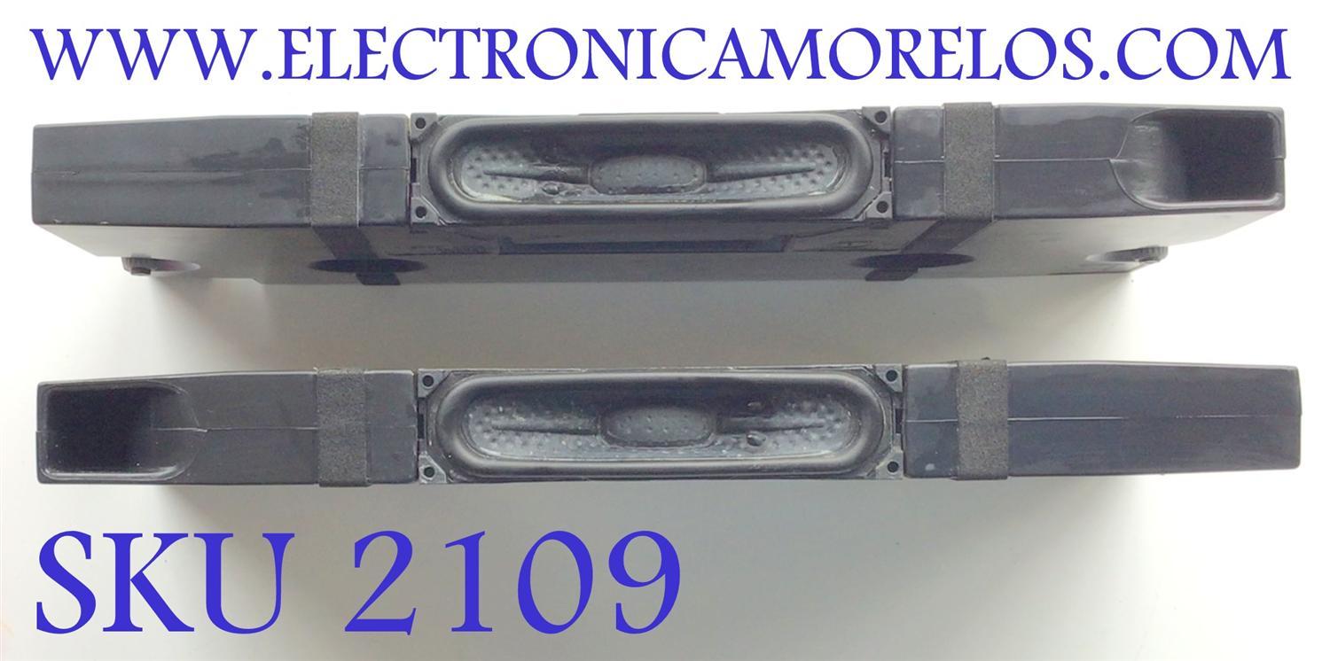 KIT DE BOCINAS ORIGINAL PARA TV LG 2 PIEZAS / NUMERO DE PARTE EAB65816202 / EAB65816201 / MODELO 82UP8050PSB / 55UR7800PSB / 65UR7800PSB / 65UQ8000PSB